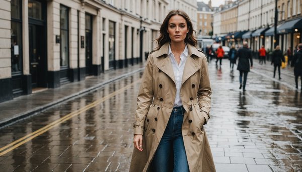 How to Style a Trench Coat for a Rainy Day in the UK?